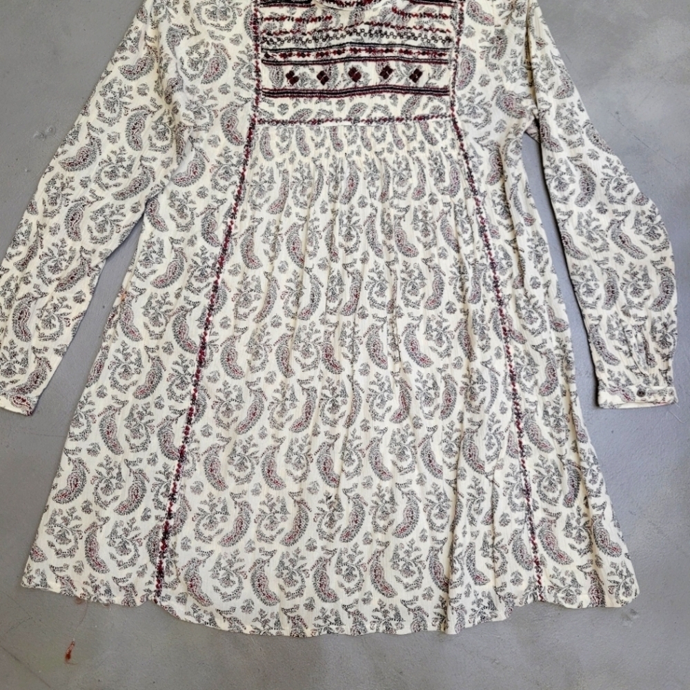 [NWOT] ZARA kids Embroidery Paisley Tunic Top Girl Size 13/14 - Picture 3 of 10